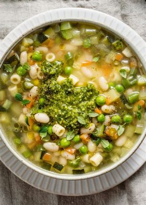  Soupe au Pistou! A Vibrant Celebration of Herbs and Rustic Charm Found in Every Spoonful